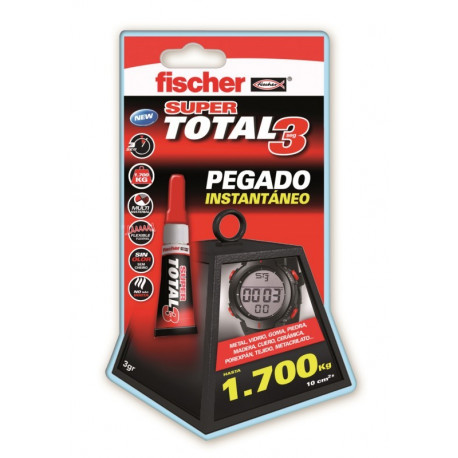 Adhesivo Instantaneo Flex 3 Gr Univ Supertotal 3 Fischer