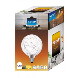 Lampara Ilumin Led Globo Filamento E27 1,2w 2700k Starlight