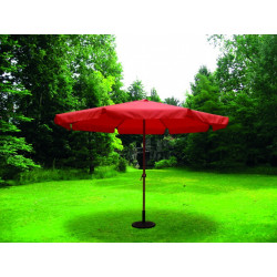 Parasol Jard 3,5mt Natuur Alu Terra C/fald Nt119511