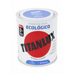 Esmalte Acril Bri. 750 Ml Az/indi Al Agua Ecologico Titanlux