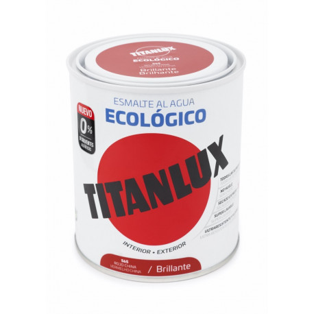 Esmalte Acril Bri. 750 Ml Ro/ch Al Agua Ecologico Titanlux