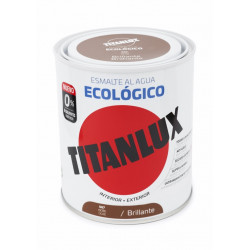 Esmalte Acril Bri. 750 Ml Ocre Al Agua Ecologico Titanlux