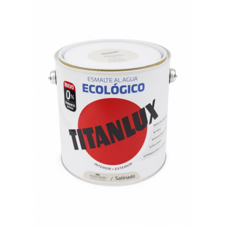 Esmalte Acril Sat. 2,5 Lt Bl/pie Al Agua Ecologico Titanlux