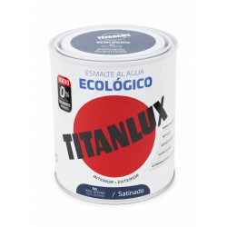 Esmalte Acril Sat. 750 Ml Az/oc Al Agua Ecologico Titanlux