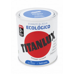 Esmalte Acril Sat. 750 Ml Az/lum Al Agua Ecologico Titanlux