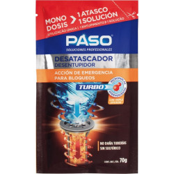 Desatascador Tuberias Quim Microperlas Monodosis Turbo Paso