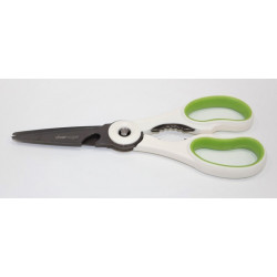 Tijera Coc 21,5cm 3 En 1 Bl/ve Inox Vivahogar Vh117948
