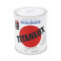 Esmalte Acril Sat. 750 Ml Bl Al Agua Ecologico Titanlux