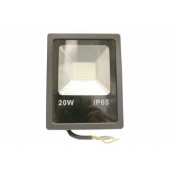Proyector Led Plano 20w Ip65 1400lm 6000k Met Ne Nivel