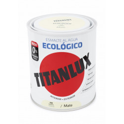 Esmalte Acril Mate 750 Ml Marf Al Agua Ecologico Titanlux