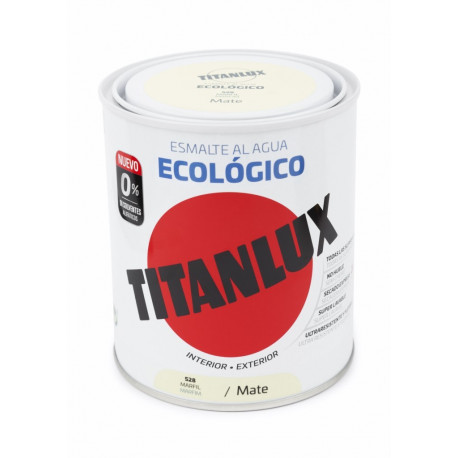 Esmalte Acril Mate 750 Ml Marf Al Agua Ecologico Titanlux