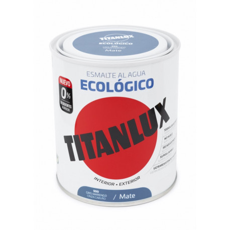 Esmalte Acril Mate 750 Ml Gr/mgo Al Agua Ecologico Titanlux