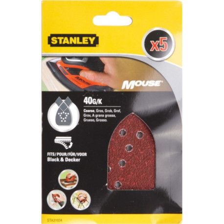 Hoja Lija Stanley Mouse Perfor. Gr40 Ma 5 Pz