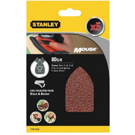 Hoja Lija Stanley Mouse Perfor. Gr80 Ma 5 Pz