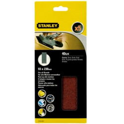 Hoja Lija Stanley Orbital No Perforadas 093x230mm Gr40 Ma 5