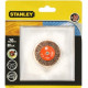 Cepillo Para Taladro Hojas Lija 050x020mm Gr80 Stanley