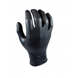 Guante Desechable S07 Escamado Nitr. Ne Gripazz 50 Pz