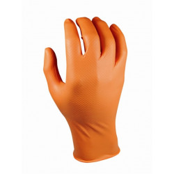 Guante Desechable S07 Escamado Nitr. Nar Gripazz 50 Pz