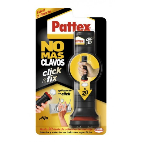 Adhesivo Montaje 30gr-20dosis No Mas Clavos Click&fix Pattex