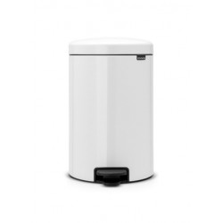 Cubo Bas. C/pedal 20l Cub.extr. Inox Bl Newicon Brabantia