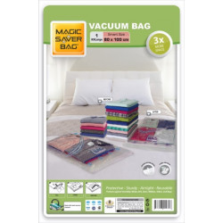 Bolsa Orden 80x100cm Vacio Magic Ropa Ahorra Espacio Xxl 2 P