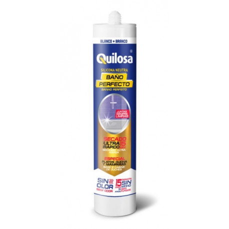 Silicona Neutra Co/bañ 300 Ml Bl C/fung Baño Perfecto Quilos