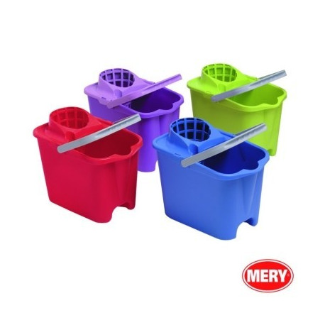 Cubo Agua 14 Lt Con Escurridor Mery Pl Rect Asa Pl. 0315.31