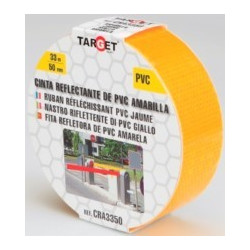 Cinta Adh 50mmx 33mt Señalizacion Reflectante Pvc Ama Target