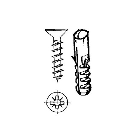 Tornillo R/mad. 04x50mm 6mm Cinc Nivel 14 Pz