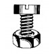 Tornillo R/metr. 84 03x20mm M3 Cinc Nivel 28 Pz