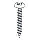 Tornillo Rosca Chapa 7981 02,9x06,5mm Cinc Nivel 24 Pz