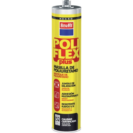 Sellador Masilla 300 Ml Ne Poliu. Poliflexplus Krafft