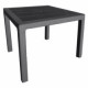 Mesa Jard 80x80x72cm. Ratan Antr. Tecnopolimero+fibra De Vid