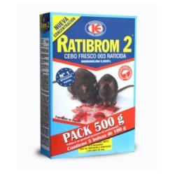 Raticida Cebo Fresco Ratibrom-2 D01.369 500 Gr