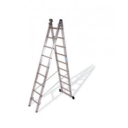 Escalera Doble C/base 6x2 2.8mt