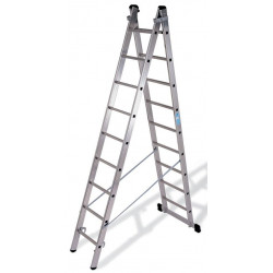 Escalera Doble Con Base 12x2 6,1 Metros
