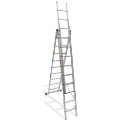 Escalera Triple Con Base 9x3 6,36 Metros