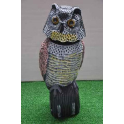 Buho Jard 18,5x17,5x41cm Eolico Natuur Pl Otus Nt125051