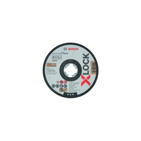 Disco Corte Inox Ø 115x1 Mm X-lock Standard Bosch 10 Pz