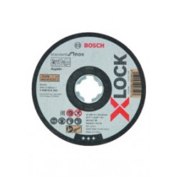 Disco Corte Inox Ø 125x1 Mm X-lock Standard Bosch 10 Pz
