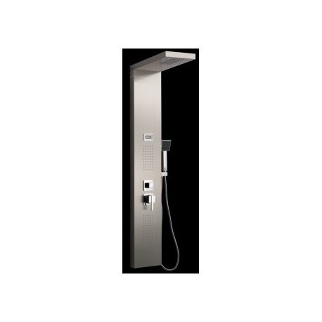 Columna Baño Ducha 140x22cm Hidromas. Inox S-9127 Dp Gr.