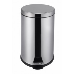 Cubo Bas. C/pedal 20lt Ø29x44cm Cub.extr. Inox Vivahogar