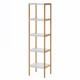 Estanteria Baño 5b 34x33x140cm Bambu/mdf Unimasa 0