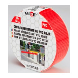 Cinta Adh 50mmx33mt Señalizacion Target Pvc Ro Reflectante C