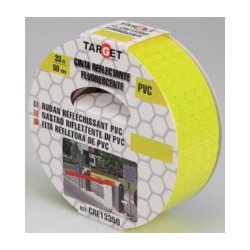 Cinta Adh 50mmx33mt Señalizacion Target Pvc Ver Reflectante