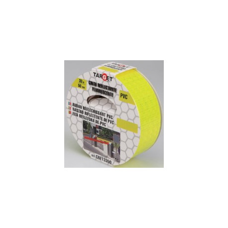 Cinta Adh 50mmx33mt Señalizacion Target Pvc Ver Reflectante