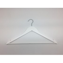 Percha Armario 44,5x1,2x23cm Plana Vh Mad Bl Vh125222 5 Pz