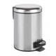 Cubo Baño C/pedal 3lt-17x25cm Inox Leman Wenko