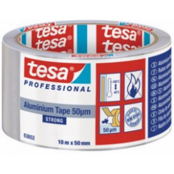 Cinta Adh 50mmx 10mt 50micras Aluminio Pla Tesatape 0