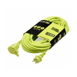 Prolongador 3x1,5mm 10mt  3680v 230v Jardin Ver Masterplug